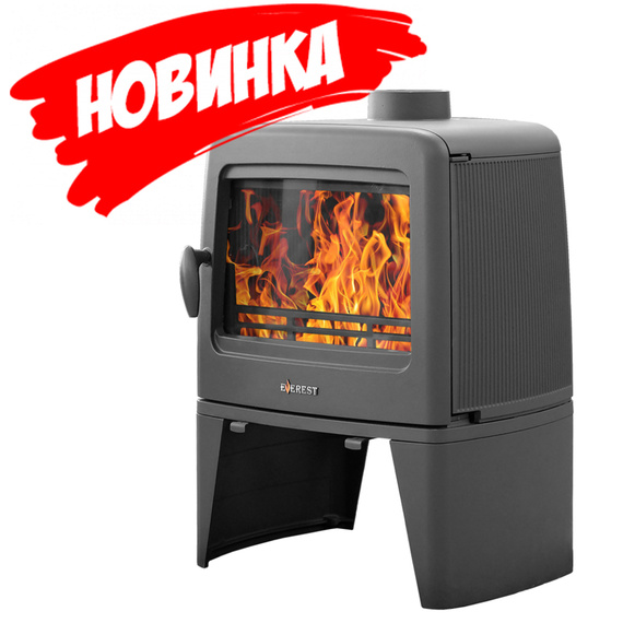 Эверест М12 печь-камин чугунный до 320 м3 