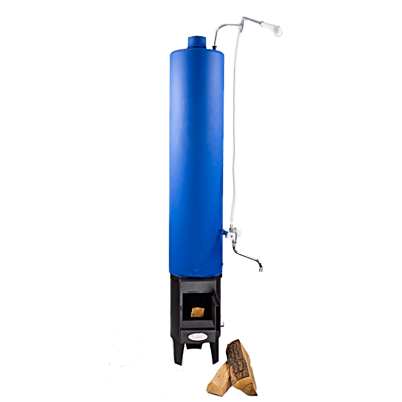Дровяной водонагреватель Титан КВЛ-90. Колонка водогрейная купить