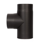Тройник LAVA (конструкционная сталь 2 мм, черный) 90°, Цвет: Стальной, Диаметр элемента: 200 , Вес : 3,3 